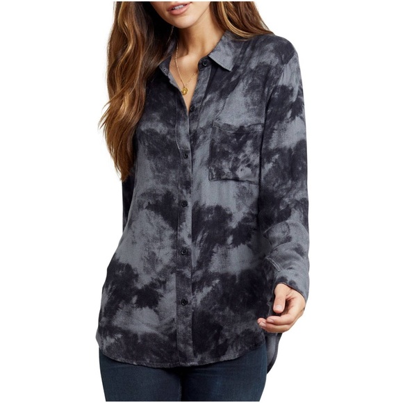 Rails Hunter Charcoal Button Down Shirt. - Picture 1 of 8